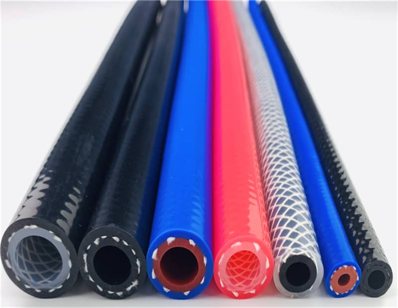 High temperature resistant silicone braided tube