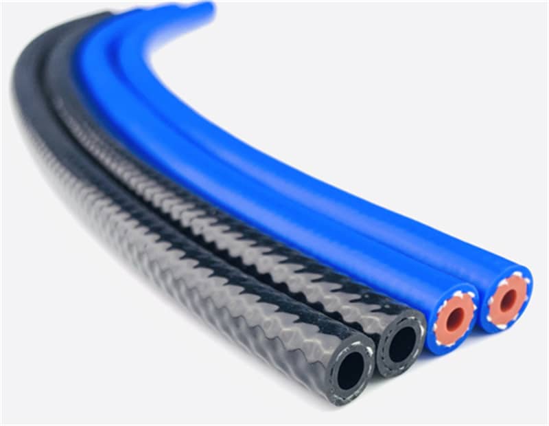 Automotive silicone braided tube