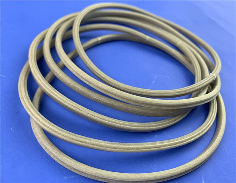 Silicone adhesive sealing ring