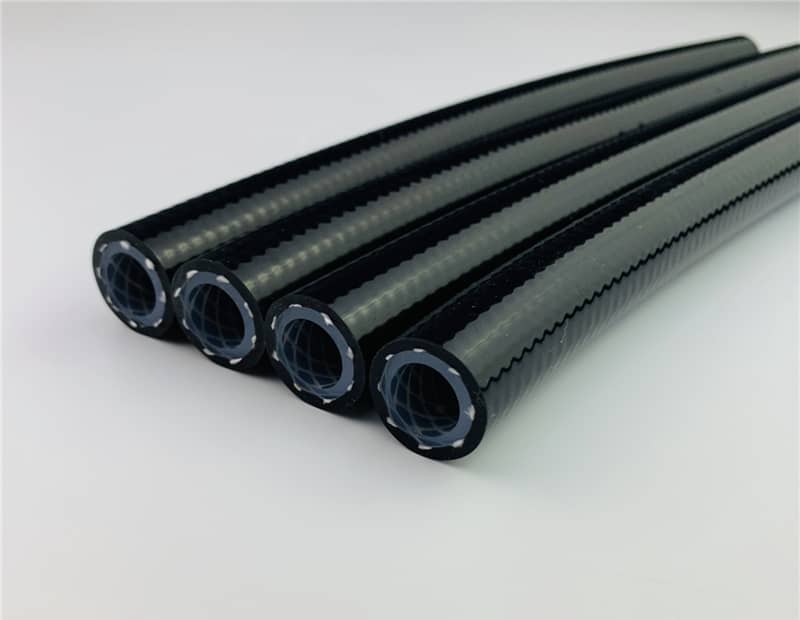 High frequency induction silicone woven hose